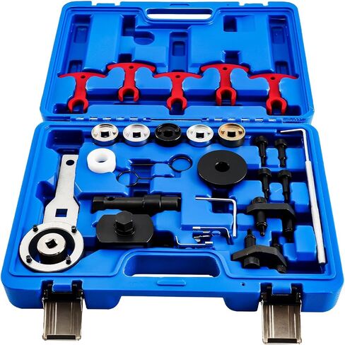 PHILTOP Engine Timing Tool Kit Camshaft Locking Tool Fit for Audi A3 A4 A5 A6 Q5 TT/TT Quattro 2.0T, Camshaft Tensioning Locking Alignment Timing Belt Tool Kit XC4111C in Saudi Arabia