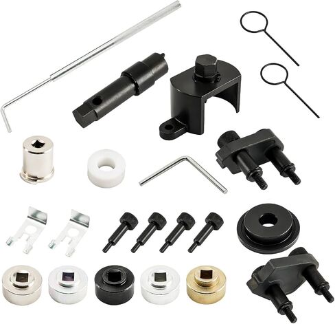 PHILTOP Engine Timing Tool Kit Camshaft Locking Tool Fit for Audi A3 A4 A5 A6 Q5 TT/TT Quattro 2.0T, Camshaft Tensioning Locking Alignment Timing Belt Tool Kit XC4111C in Saudi Arabia