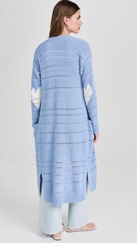 سترة Kerri Rosenthal النسائية ذات الغرزة المفتوحة الرملية in Kuwait