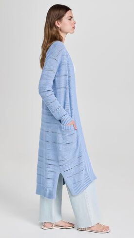 سترة Kerri Rosenthal النسائية ذات الغرزة المفتوحة الرملية in Kuwait