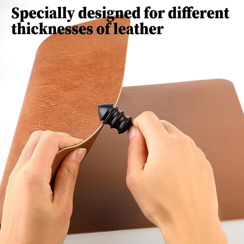 Leather Burnisher Bits for Rotary Tools, 2 Pack Wooden Electric Polished Head Leather Edge Slicker Burnishing Creaser Tool Multi Grooved PU Leather Working Tools for Cleaning DIY Crafts Projects in Saudi Arabia