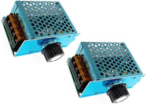 2 قطعة التيار المتناوب 0-220 فولت 4000 واط SCR منظم الجهد الإلكتروني محافظ باهتة ترموستات سرعة المحرك المراقب المالي in Kuwait