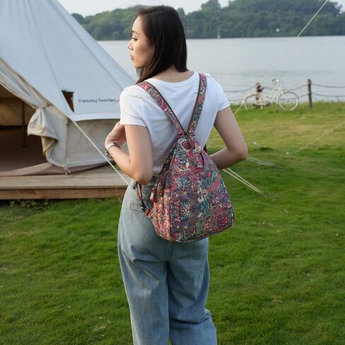 Women's Small Sling Crossbody bag Casual Backpack Purse for Outdoor Travel Hiking Backpack Colorful XB-17 in Saudi Arabia