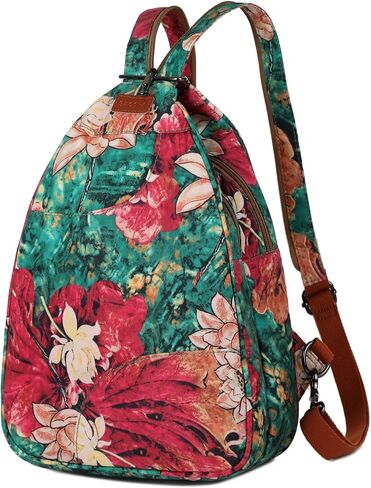 Women's Small Sling Crossbody bag Casual Backpack Purse for Outdoor Travel Hiking Backpack Colorful XB-17 in Saudi Arabia