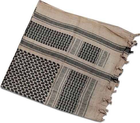 Soft Shemagh Scarf 100% Cotton Neck Wrap Tactical Desert Arab Scarfs for Men and Women Arafat Keffiyeh in Saudi Arabia