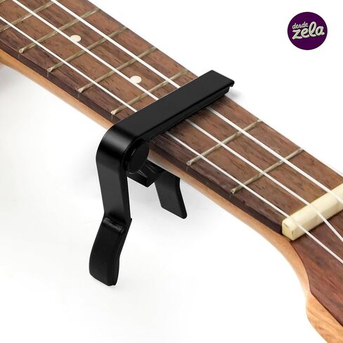 DESDEZELA Capo for Acoustic Guitar 6 String - Guitar Capo for Acoustic - Capo for Electric Guitar - (Black) whit 2 Picks in Saudi Arabia