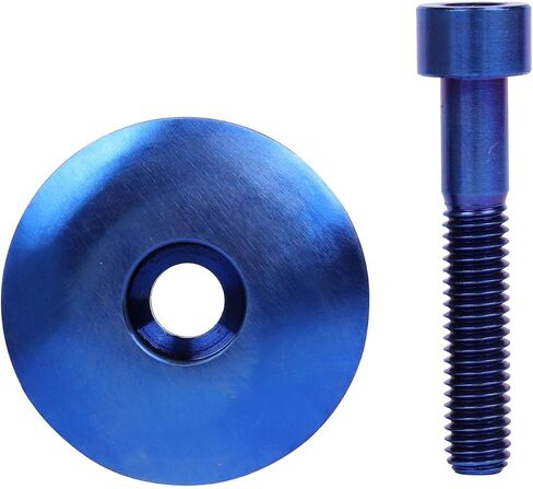 سماعة رأس للدراجة من التيتانيوم بغطاء علوي 1-1/8 بوصة مع Ti Bolt M6 x 35 مم in Kuwait