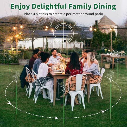 Mosquito Repellent Incense Sticks - 60 Pcs Incense Sticks for Backyard, Travel, Camping, Indoors, and Outdoor Patio in Saudi Arabia