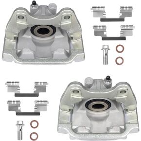 Autoround Rear Disc Brake Caliper Assembly with Bracket fit for Chevy, GMC, Cadillac- Tahoe/Yukon/Suburban/Escalade/Silverado 1500, Both Driver Passenger Side, Replacement # 18B5030 18B5031