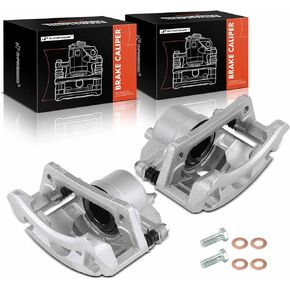 A-Premium Disc Brake Calipers Assembly with Bracket Compatible with Dodge Grand Caravan/Caravan 2001-2005 & Chrysler Town & Country 2003-2005, Voyager - Front Driver and Passenger Side, 2-PC Set