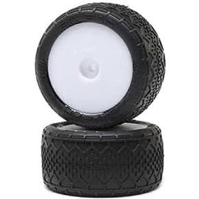 Losi BK Bar RR Mounted White 2 Mini-B LOS41018 RC Tire
