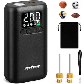 مضخة كرة كهربائية، مضخة كرة للكرات الرياضية، مضخة كرة السلة مع ضوء LED ومقياس ضغط دقيق، مضخة هواء قابلة لإعادة الشحن لكرة السلة، كرة القدم، كرة القدم، الكرة الطائرة، كرة الرجبي (بحد أقصى 20 رطل لكل بوصة مربعة) in Kuwait