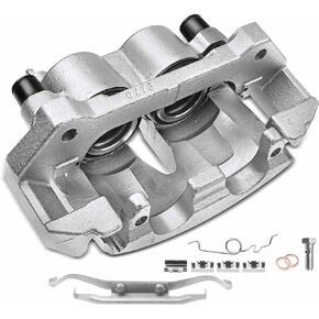 A-Premium Disc Brake Caliper Assembly with Bracket Compatible with Select Ford and Lincoln Models - Expedition/Navigator 2003 2004 2005 2006 - Front Right Passenger Side
