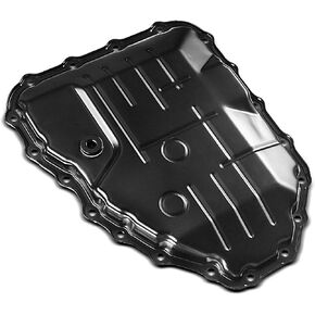A-Premium Transmission Oil Pan with Drain Plug Compatible with Hyundai Elantra 2007-2012, Kia Soul 2010-2011, Spectra 2004-2009, with 4-Speed Auto Transmission