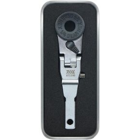 711L Flat End Flex Head EDC Ratchet Wrench - Screwdriver Accessory Compatible with Multitools' Flat Bit Adapters