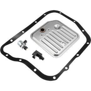 X AUTOHAUX A500 A518 A618 46RE 47RE 48RE Transmission Governor Pressure Solenoid Transducer with Filter Gasket Kit 4617210 56028196AD 52118789 for Dodge Dakota Durango, for Ram, for Jeep