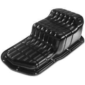 A-Premium Engine Oil Pan Sump with Drain Plug Compatible with Nissan Frontier 1998-2015, Xterra 2000-2004, Pickup 1995-1997, D21 1990-1994, RWD and L4 2.4L Engine