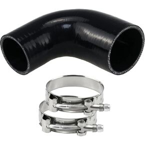 يوكريتيف 90 درجة الكوع 4 طبقات خرطوم سيليكون عالي الأداء مع مشبك T-Bolt 2.0 بوصة إلى 2.5 بوصة (51 مم إلى 63 مم) in Kuwait