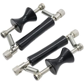 2-Pack Guitar Adjustable Rolling and Sliding Capo, Rubber and Stainless Steel, Tuning Tone Control for Acoustic, Electric Guitar, Ukulele, Mandolin, Banjo
