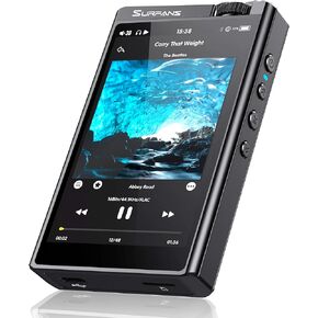 HiFi Mp3 Player with Bluetooth: F35 DSD Lossless Music Player - 4.0 inches Hi Res Digital Audio Player 128GB Support up to 512GB Memory Card