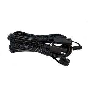 سلسلة Tetra-Teknica MotoBasics SAE-12 12V SAE 2 كابل تمديد سريع الفصل مع غطاء غبار، 12 قدم، 16 مقياس