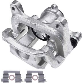 A-Premium Rear Disc Brake Caliper Assembly with Bracket Compatible with Select Buick, Chevy and GMC Models - LaCrosse 2017-2019, Equinox/Terrain 2018-2020, Malibu 16-20, Regal Tour X/Sportback 16-20