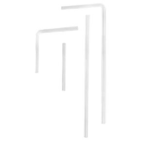 EISCO 4 Piece Glass Delivery Tube Set - Variably Shaped - Borosilicate 3.3 Glass