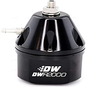 Deatschwerks 62000FRB Adjustable Fuel Pressure Regulator - Black