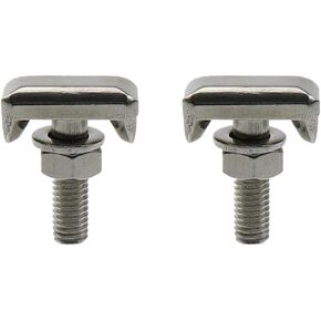 T-Bolt ZZHXSM 2 Sets Battery Clamp Terminal T Bolt Kit Car T-Bolt Battery Terminals Connector Accessories (2 x Bolts + 2 x Nuts + 2 x Washers)
