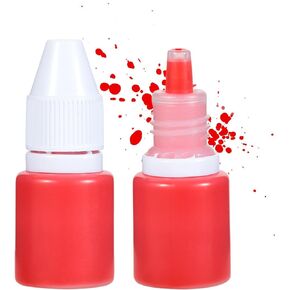Premium Stamp Red Refill Ink for Self-Inking Business Office Stamps, Pack of 2 for Pre-Ink Message Stamp, 175oz/ Each