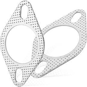 2PCS Exhaust Flange Gasket 2.5" ID High Temp Exhaust Gasket Replaces OEM#120-06310-0002, Anti-Leakage