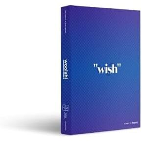 وو! آه! ألبوم Wish الثالث المنفرد إصدار سعيد CD+80p PhotoBook+2p PhotoCard+1p ID Photo Kit+2p ملصق عمل فني+5p بطاقة بريدية+تتبع مختوم