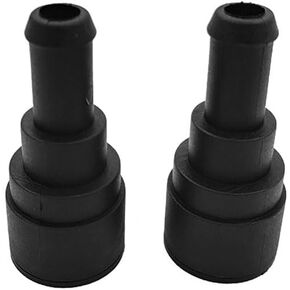2Pcs Heater Core Coolant Hose Connectors Fits for Cadillac Chevy Tahoe GMC Buick, Quick Connect Heater Hose Connector, Black