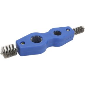 Yctze 4 in 1 Steel Battery Terminal Cleaning Brush, Battery Cleaner Tool, Perfect for Battery Terminals & Pipes, Suitable for Auto Battery Post Cleaner