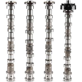 4PCS Engine Camshaft Set Compatible with Jeep Grand Cherokee Wrangler Dodge Grand Caravan Chrysler Ram Town&Country ProMaster 3.6L V6 Replacement for 5184377AG 5184378AG 5184379AG 5184380AG
