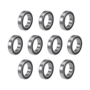 uxcell 6804-2RS Deep Groove Ball Bearings 20mm x 32mm x 7mm Double Sealed Chrome Steel P6(ABEC3) 10pcs
