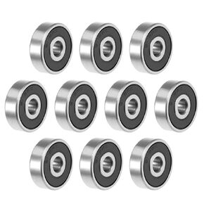 uxcell 635-2RS Deep Groove Ball Bearing 5x19x6mm Double Sealed ABEC-3 Bearings 10-Pack