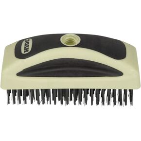 HYDE 46840 Block Style MAXXGRIP PRO Wire Brush, 6.75" x 2.5"