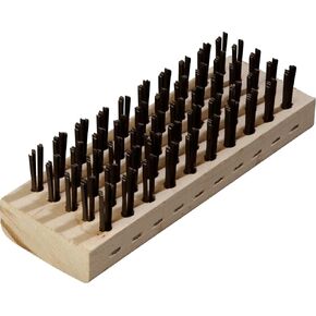 Carlisle FoodService Products 4578100 Brush with Steel Bristles, 7-3/4" x 2-5/8" (Pack of 12)