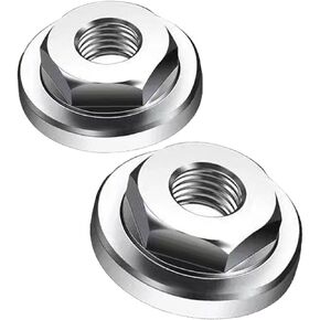 2 PCS Grinder Nuts Multifunction Hexagonal Platen Sturdy Hex Nuts for Angle Grinder Modification