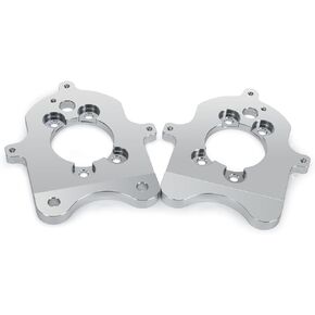 11.65" Rear Brake Conversion Bracket Set Brake Caliper Brackets Compaible with 94-04 Ford Mustang GT V6 SN95 Cobra Replace F4ZC-2C100-BA/ F4ZC-2C101-BA