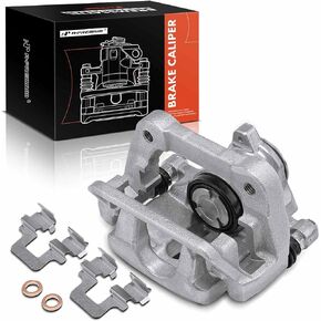 A-Premium Disc Brake Caliper Assembly with Bracket Compatible with Volvo XC60 2010-2017, XC70 2013-2016, S60 2011-2018, S60 Cross Country 2011-2018, S80, V60, V60 Cross Country - Rear Left Driver Side