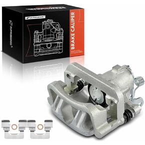 A-Premium Disc Brake Caliper Assembly with Bracket Compatible with Chevrolet Malibu 2013 & Buick LaCrosse 2012-2016, Regal 2011-2017, 2.4L 2.5L - Rear Right Passenger Side