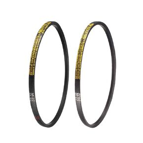 uxcell M-22, M23 Drive V-Belt 22", 23" Pitch Length Industrial Power Rubber Transmission Belt 2pcs