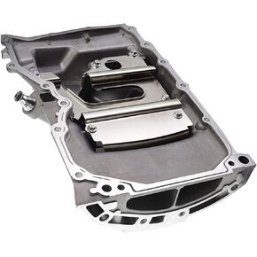A-Premium Engine Oil Pan Sump with Drain Plug Compatible with Ford Focus 2005-2011, Transit Connect 2010-2013, EcoSport 2004-2012, 2.0L Gas