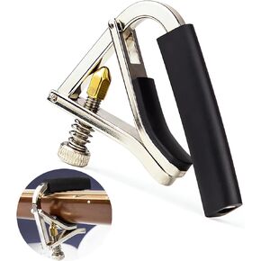 Guitar Capo Wrotgt Capo for Acoustic Guitar 6 String Quick Change Guitar Capo for 6 String Acoustic Guitar Metal Guitar Tuner Clip on Guitar Capo Fret Capo for Acoustic and Electric Guitars
