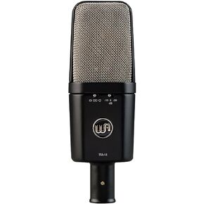 Warm Audio WA-14 Large Diaphragm Condenser Microphone, Black with silver grille