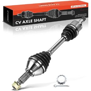 A-Premium CV Axle Shaft Assembly Compatible with Nissan Altima 2007-2012 V6 3.5L, Automatic CVT Transmission, Front Left Driver Side, Replace# 39101JA11A, 39101JA11F