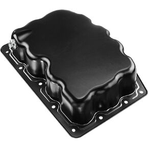 A-Premium Lower Engine Oil Pan Sump with Drain Plug Compatible with Ford F-250/350/450/550 Super Duty 2011-2018, V8 6.7L Diesel