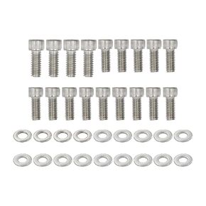 Oil Pan Bolts Stainless Steel Kit Compatible for Chevy 283 327 350 383 400